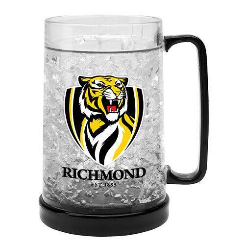 AFL Freeze Mug - Richmond Tigers - - 375ML - Gel Freeze Mug Cup
