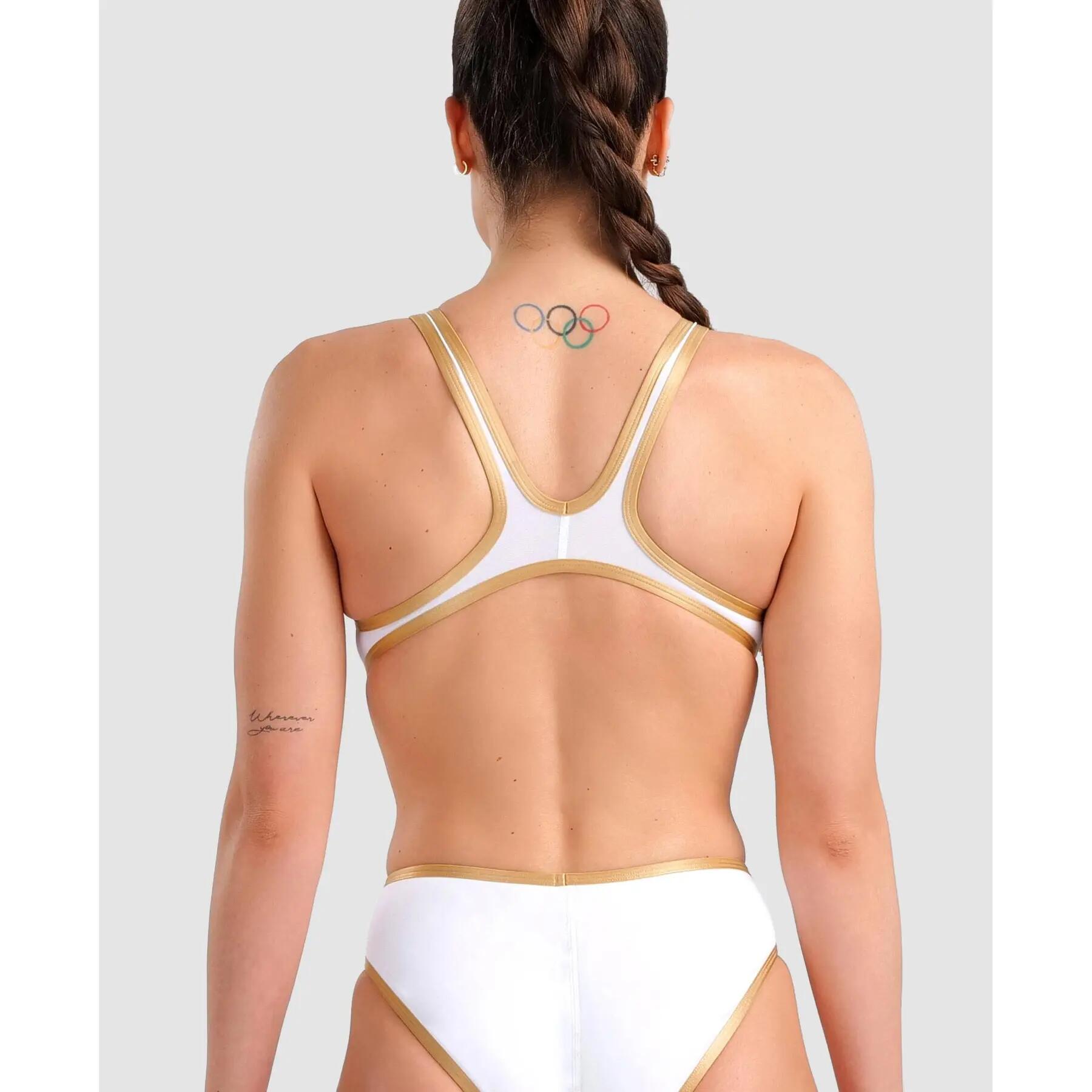 Maillot de bain 1 pièce femme Arena Biglogo 5/5
