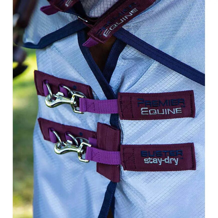 Paardenvliegendeken met surcingles Premier Equine Buster Stay-Dry Super Lite 3/6