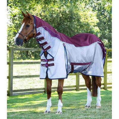 Paardenvliegendeken met surcingles premier equine buster stay-dry super lite