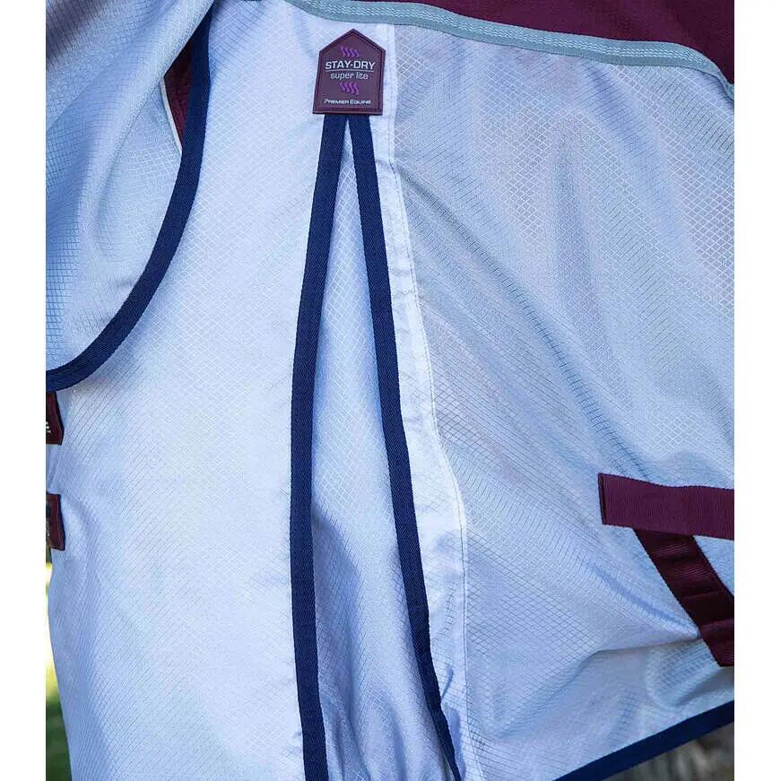 Paardenvliegendeken met surcingles Premier Equine Buster Stay-Dry Super Lite 4/6