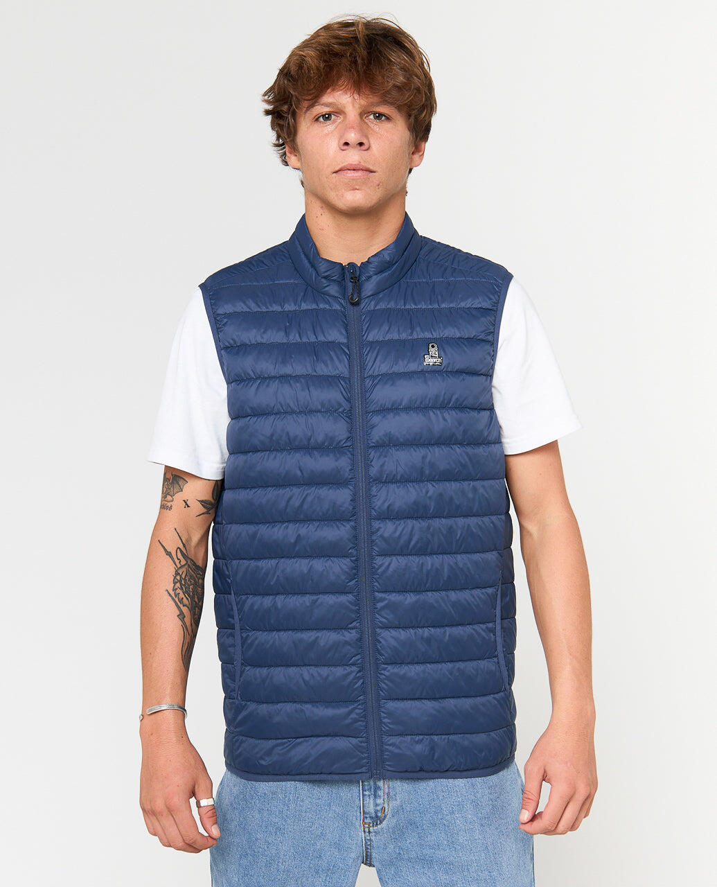 Rip Curl Anti Series Search Puffer Vst - Light Navy 1/7