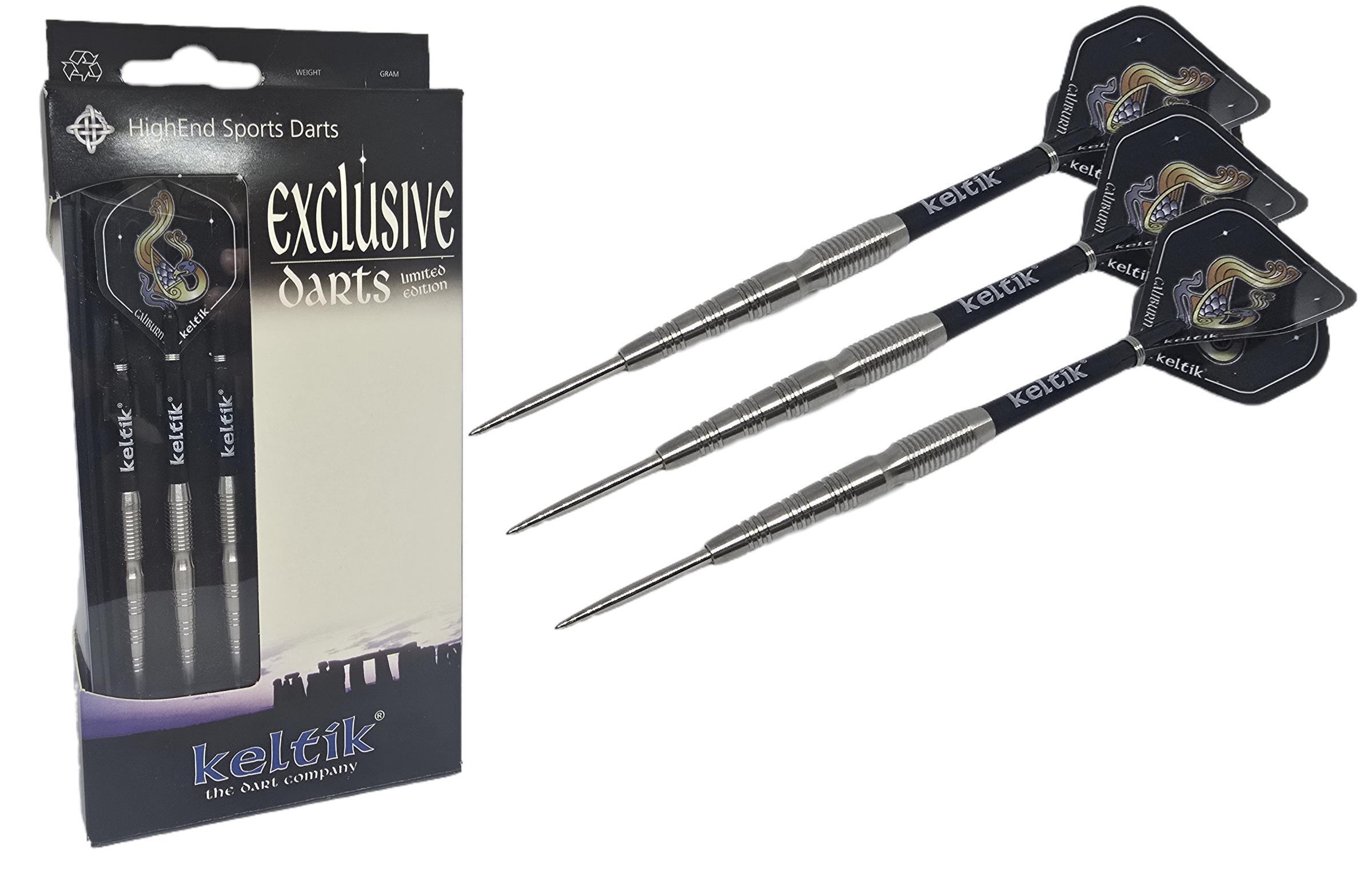 Steeldart Steel Dart Pfeile Keltik Darian 25g Silver - 90% Tungsten 2/6