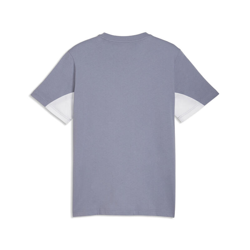 Tricou bărbați design color-block, turcoaz PUMA