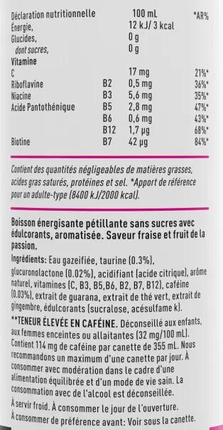 Bevande energetiche - Celsius Energy Drink - Fragola e Frutto della Passione 3/3