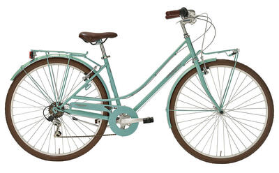 Bicicletta retrò RONDINE 28 pollici acquamarina