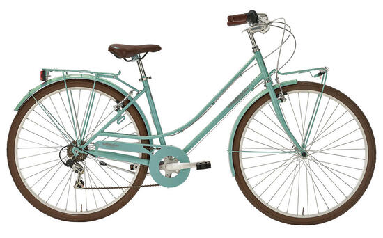 Bicicletta retrò RONDINE 28 pollici acquamarina