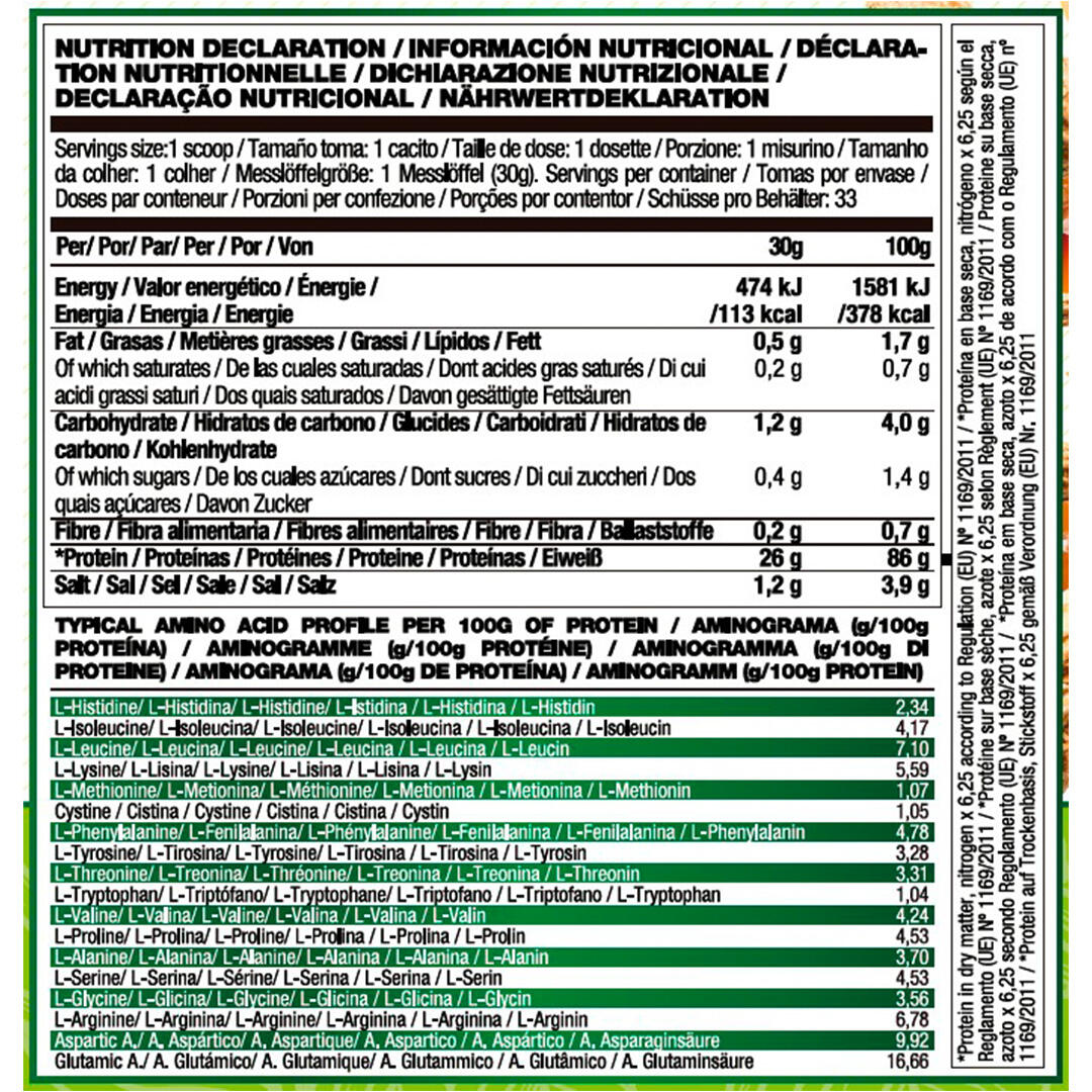 100% Isolaat Vegan Romige - 1 kg Gezouten Pinda Karamel LifePRO 3/6