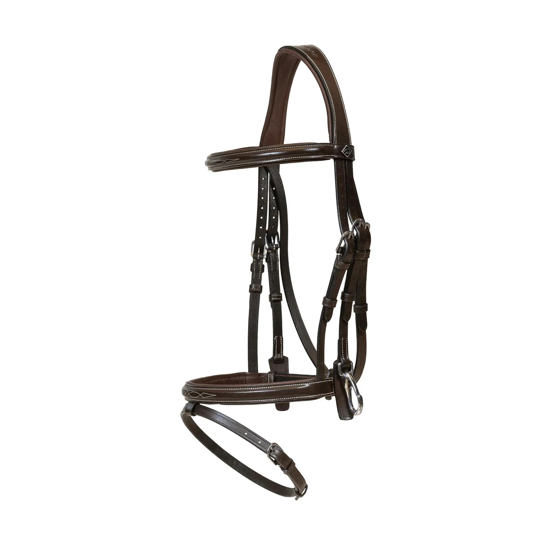Dy\'on Gecombineerd Hoofdstel Met Clips Bruin -