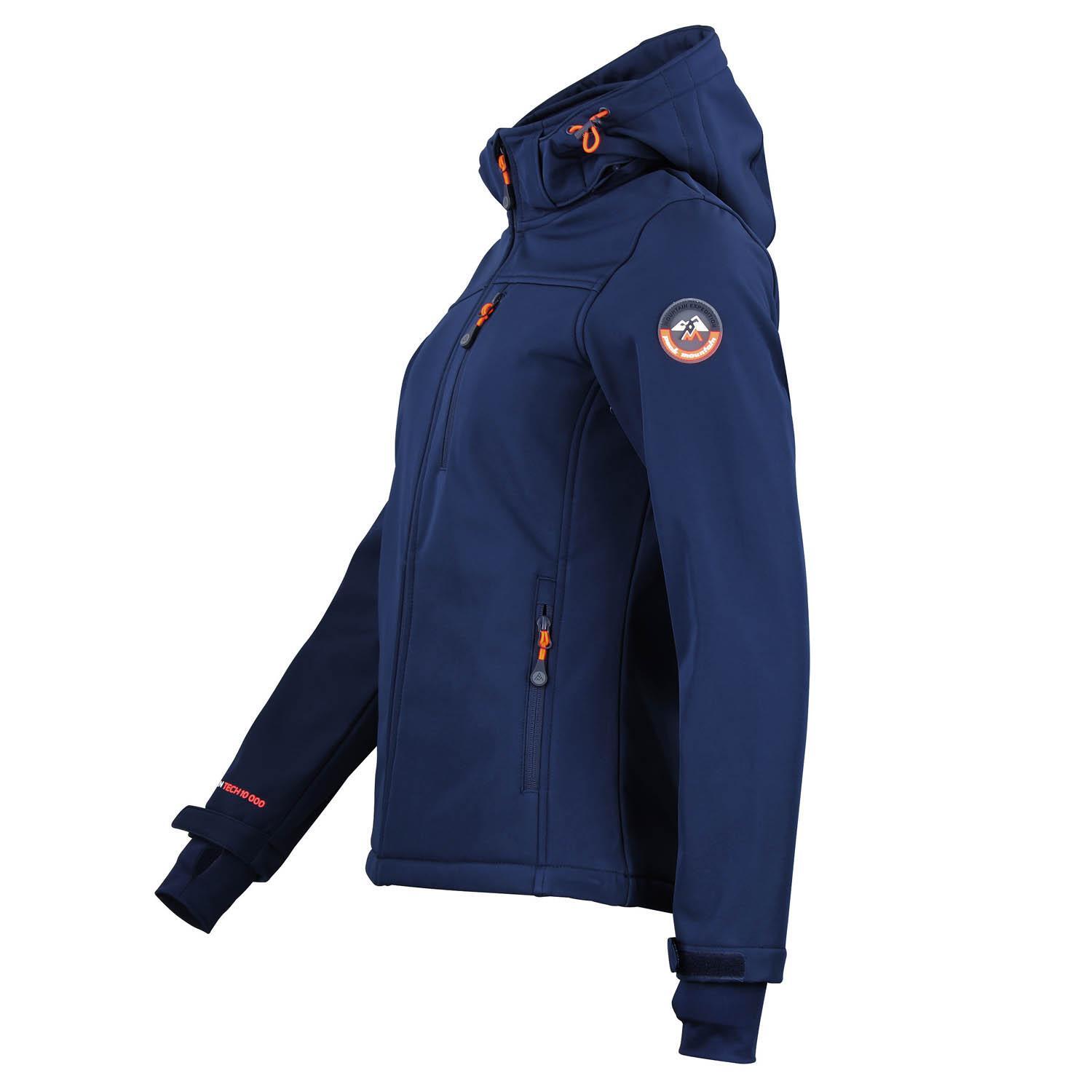 Casaco softshell com capuz para mulher Peak Mountain Aclaude 2/4