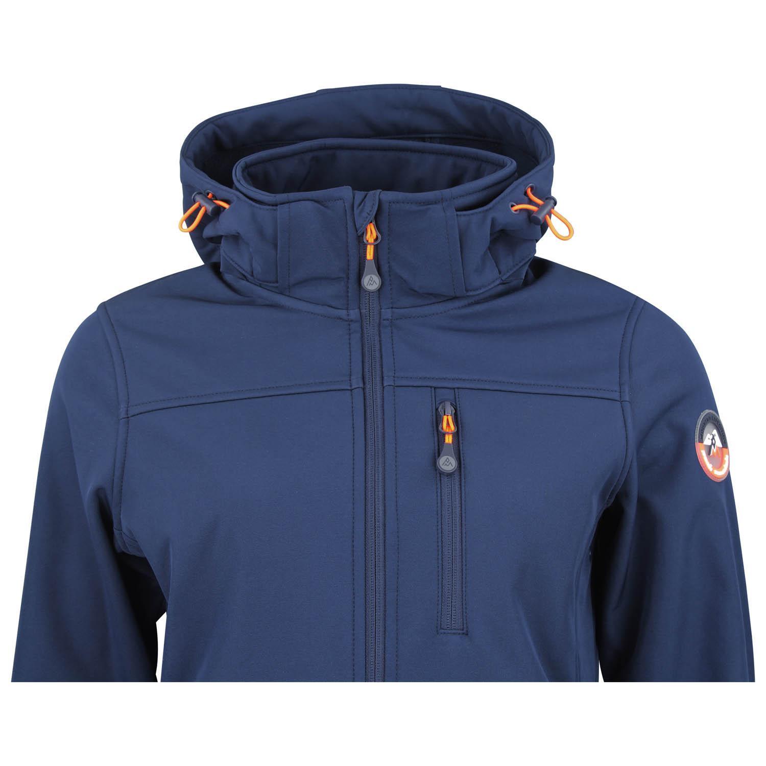 Casaco softshell com capuz para mulher Peak Mountain Aclaude 4/4