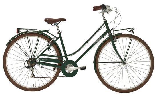 Bicicletta retrò RONDINE 28 pollici verde