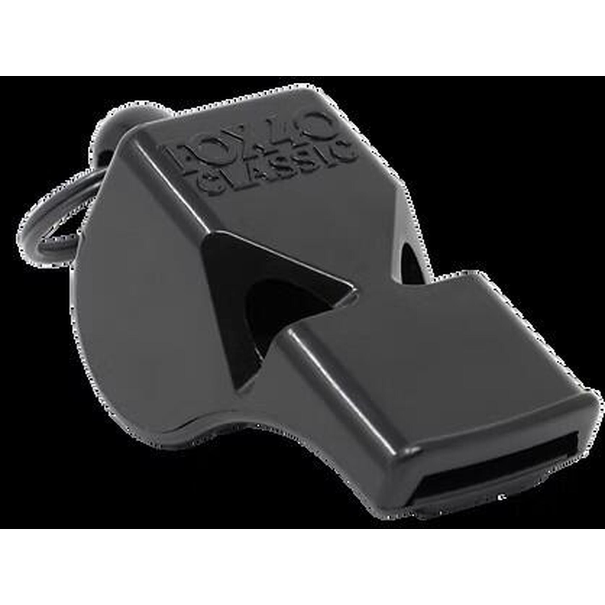 Pachet 2 fluiere Classic FOX40 si FOX40 CMG cu un snur, negru