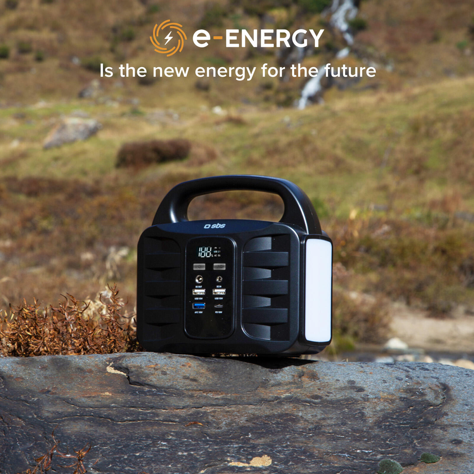 Station de charge portable 150 Watts - avec USB-A, USB-C, prise CA, prise CC 7/7