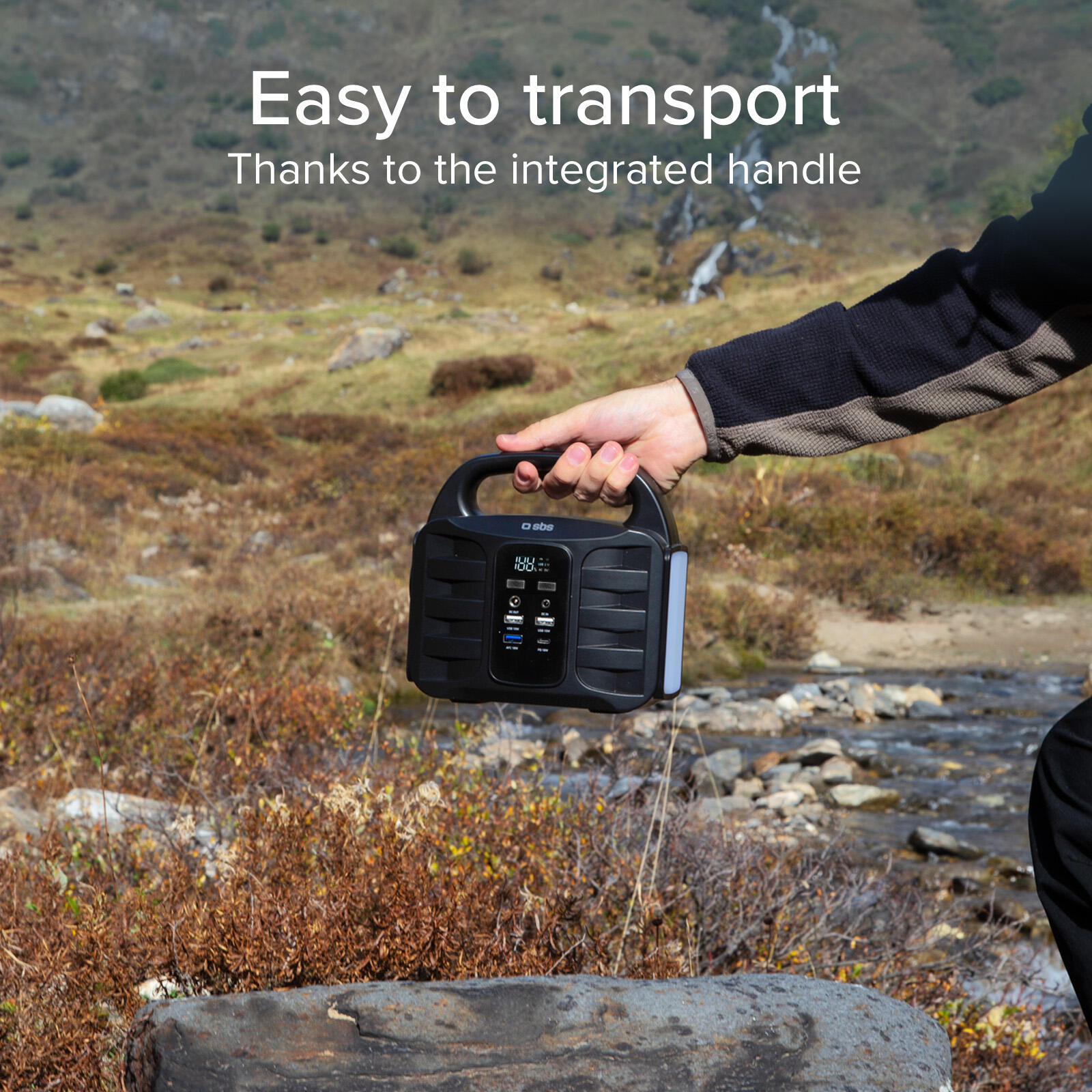 Station de charge portable 150 Watts - avec USB-A, USB-C, prise CA, prise CC 6/7