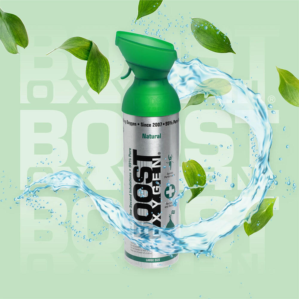 BOOST OXYGEN Doplňkový kyslík v plechovce Boost Oxygen Přírodní, malý, 8x3L