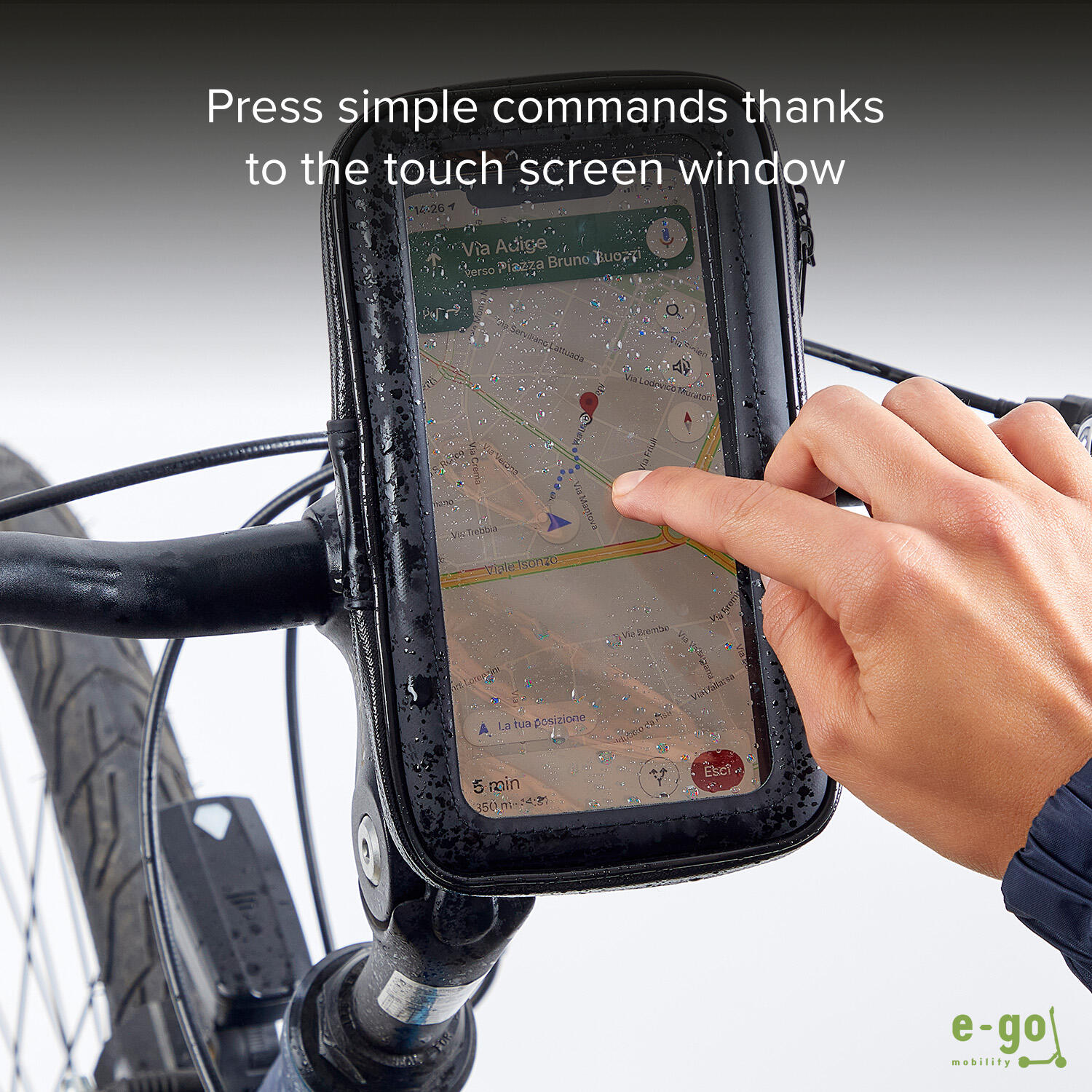 Porta Cellulare per Monopattino e Bici Impermeabile 4/6
