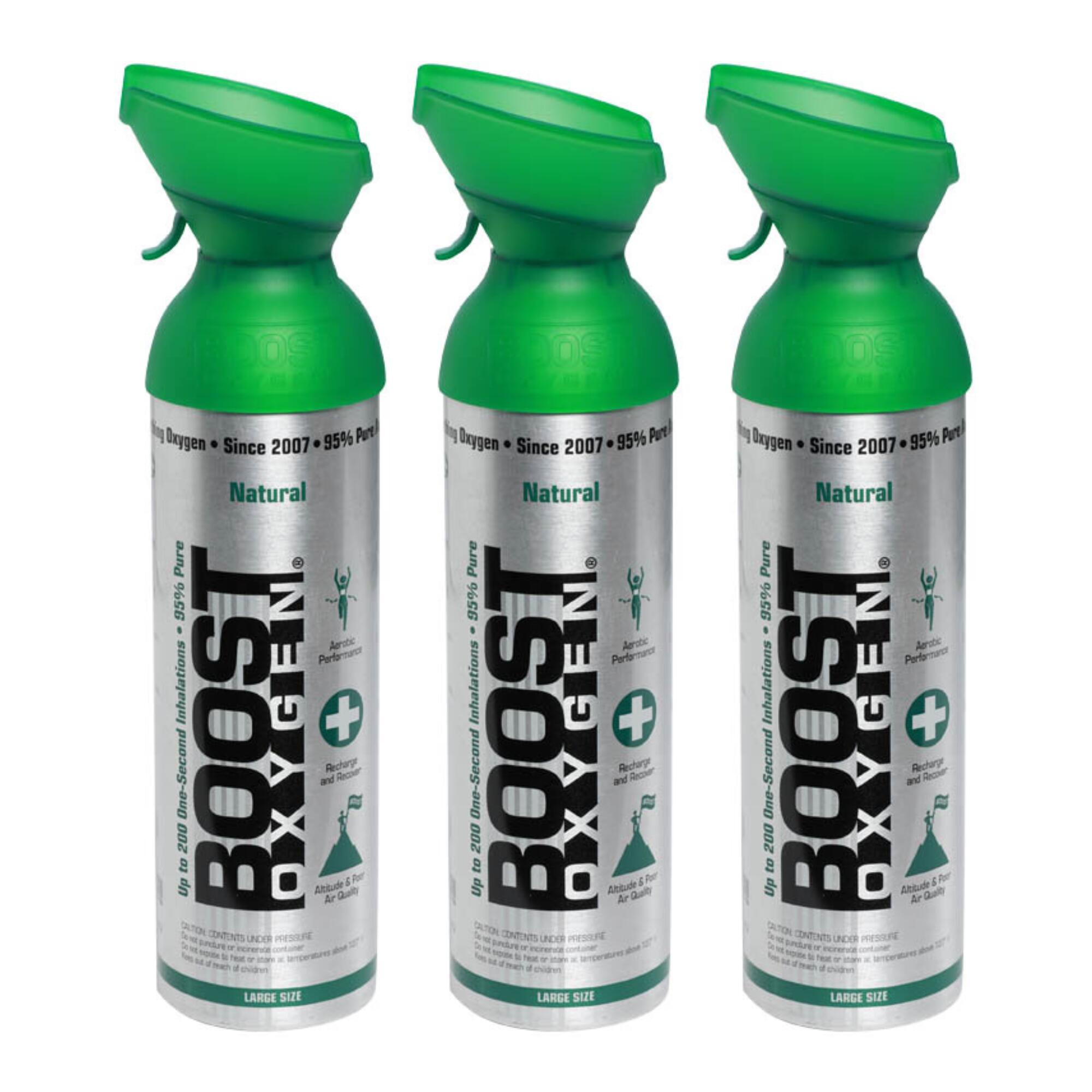 BOOST OXYGEN Doplňkový kyslík v plechovce Boost Oxygen Přírodní, velký, 3x9L