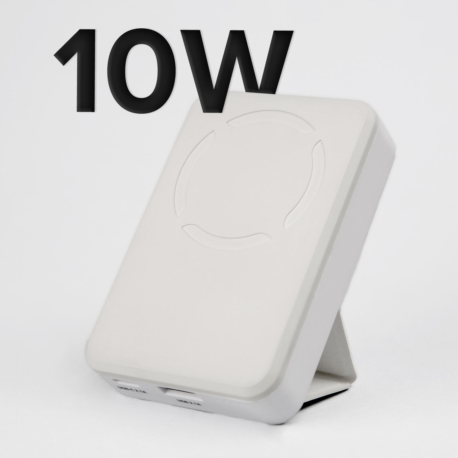Powerbank per ricarica wireless da 5000 mAh con supporto stand integrato 2/7
