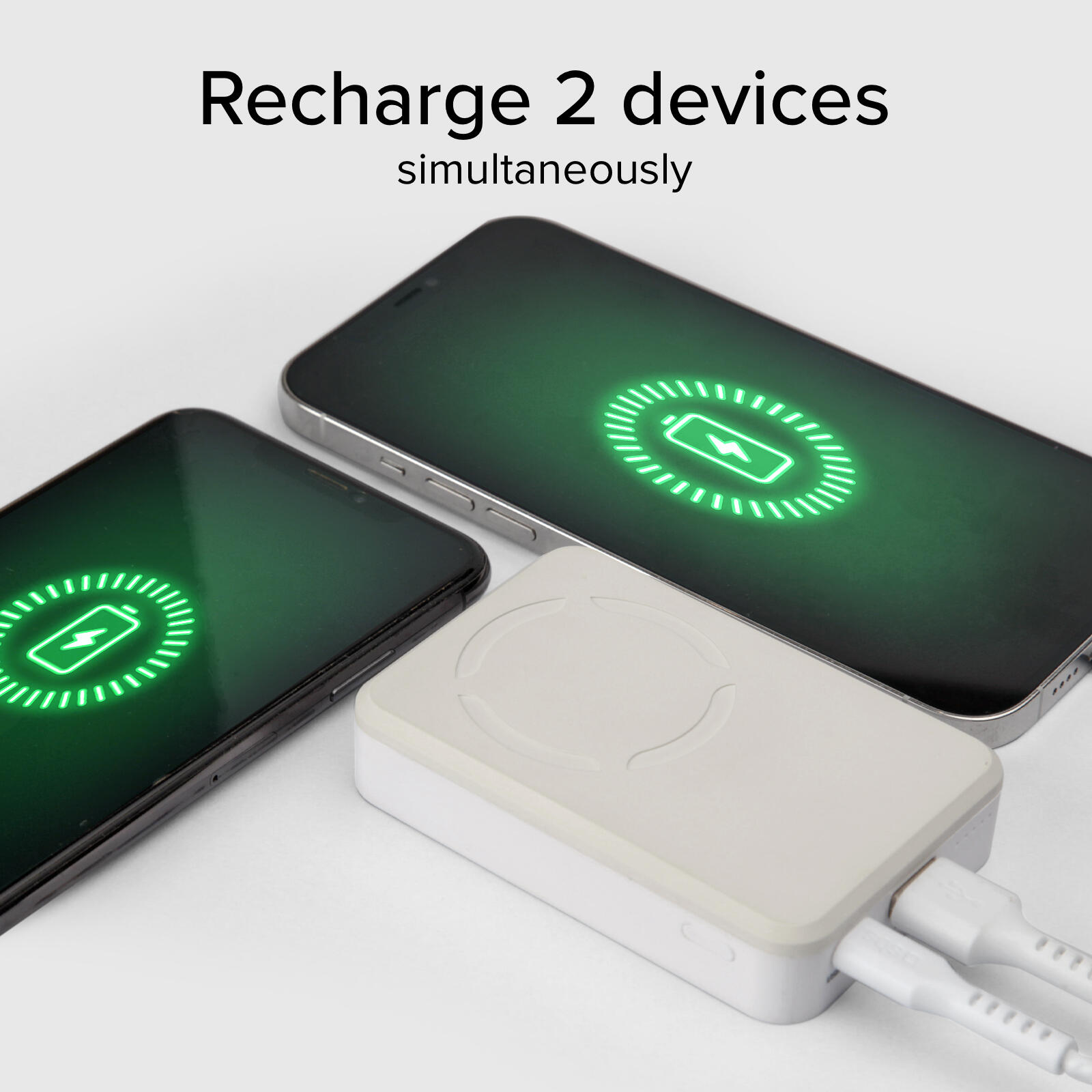 Powerbank per ricarica wireless da 5000 mAh con supporto stand integrato 6/7