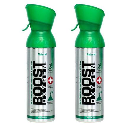 Boost Oxygen oxygène supplémentaire en bombe Naturel Moyen 2x5L