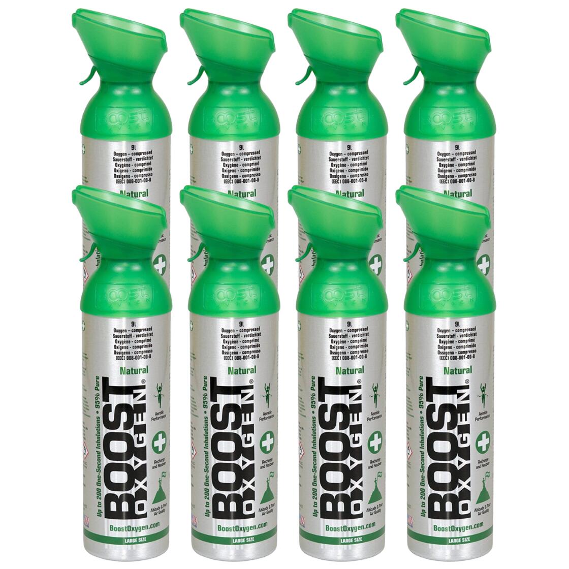 BOOST OXYGEN Doplňkový kyslík v plechovce Boost Oxygen Přírodní, velký, 8x9L
