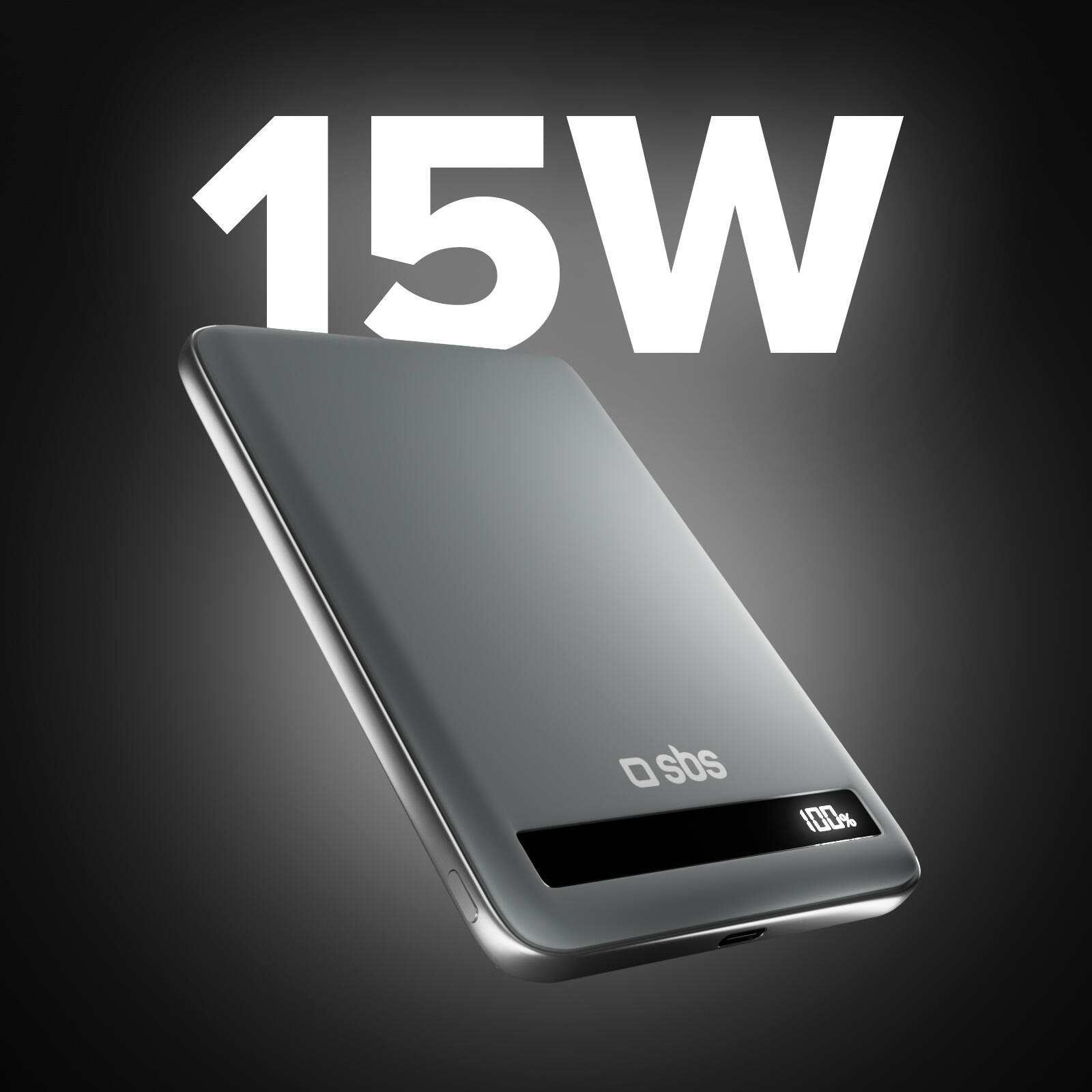 PowerBank Magnetico da 5000 mAh 15W Qi2 con batteria semi-solida ultra durevole 2/7