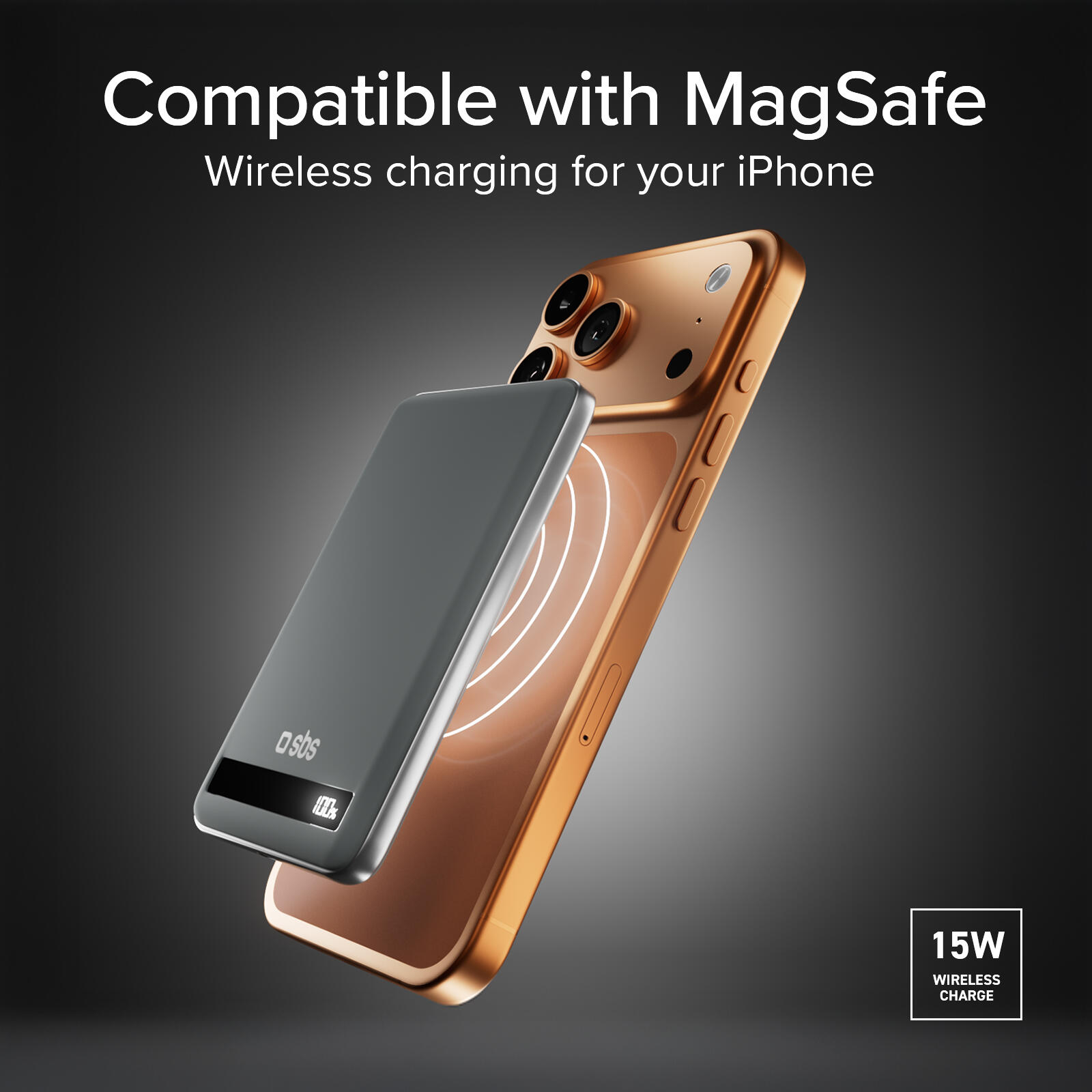 PowerBank Magnetico da 5000 mAh 15W Qi2 con batteria semi-solida ultra durevole 6/7