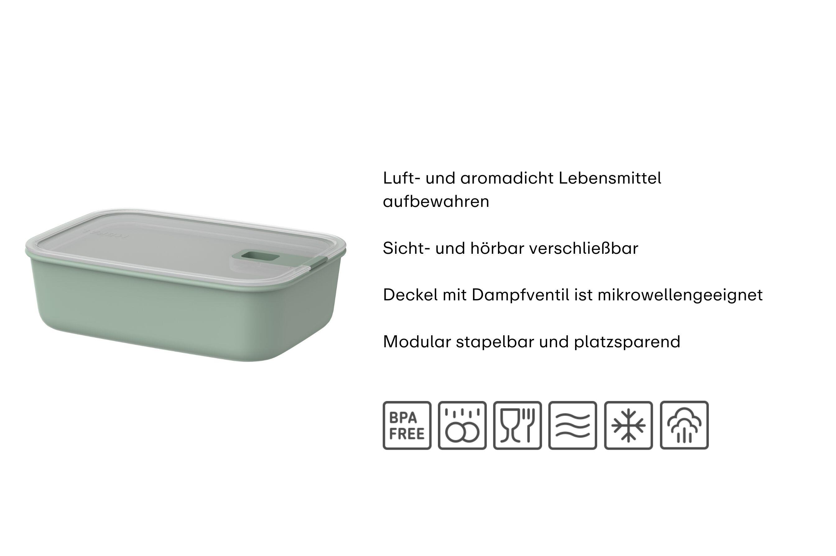 Mepal EasyClip 1.5 l Frischhaltdosen - Nordic black 2/7