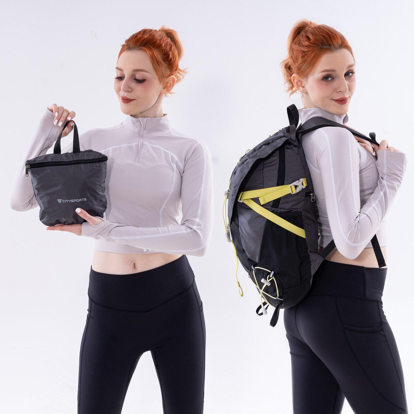 CITYSPORTS 20L Leicht Wandern Rucksack mit Regenhülle, Grau 2/7