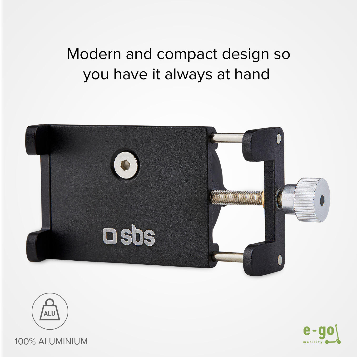 Support de téléphone portable en aluminium pour vélo et trottinette électrique 3/5