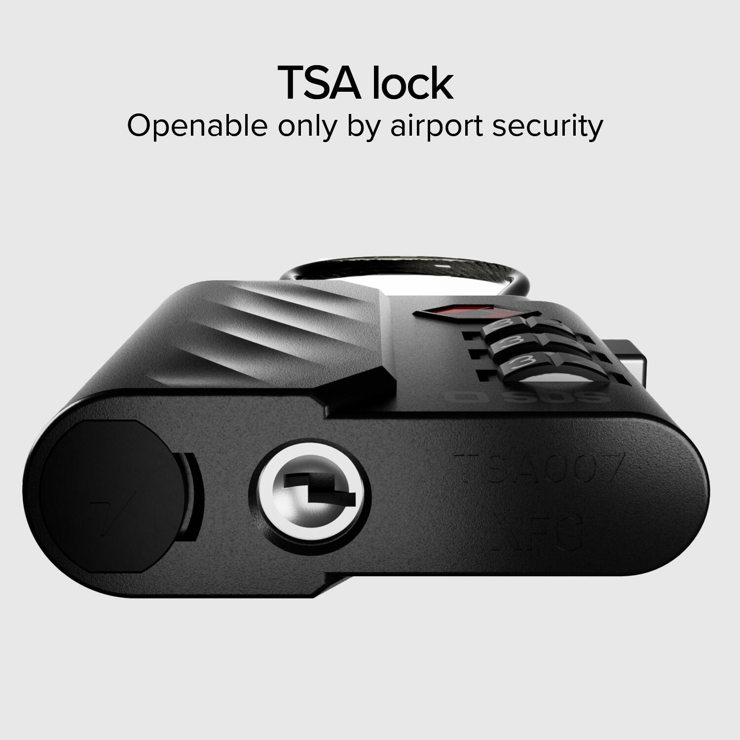 Cadenas TSA avec localisateur intégré pour valises et sacs 6/7
