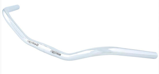 Ergotec Lenker Country MAS Ø 25,4 mm 590 mm Rise 69 mm 62° silber verchromt
