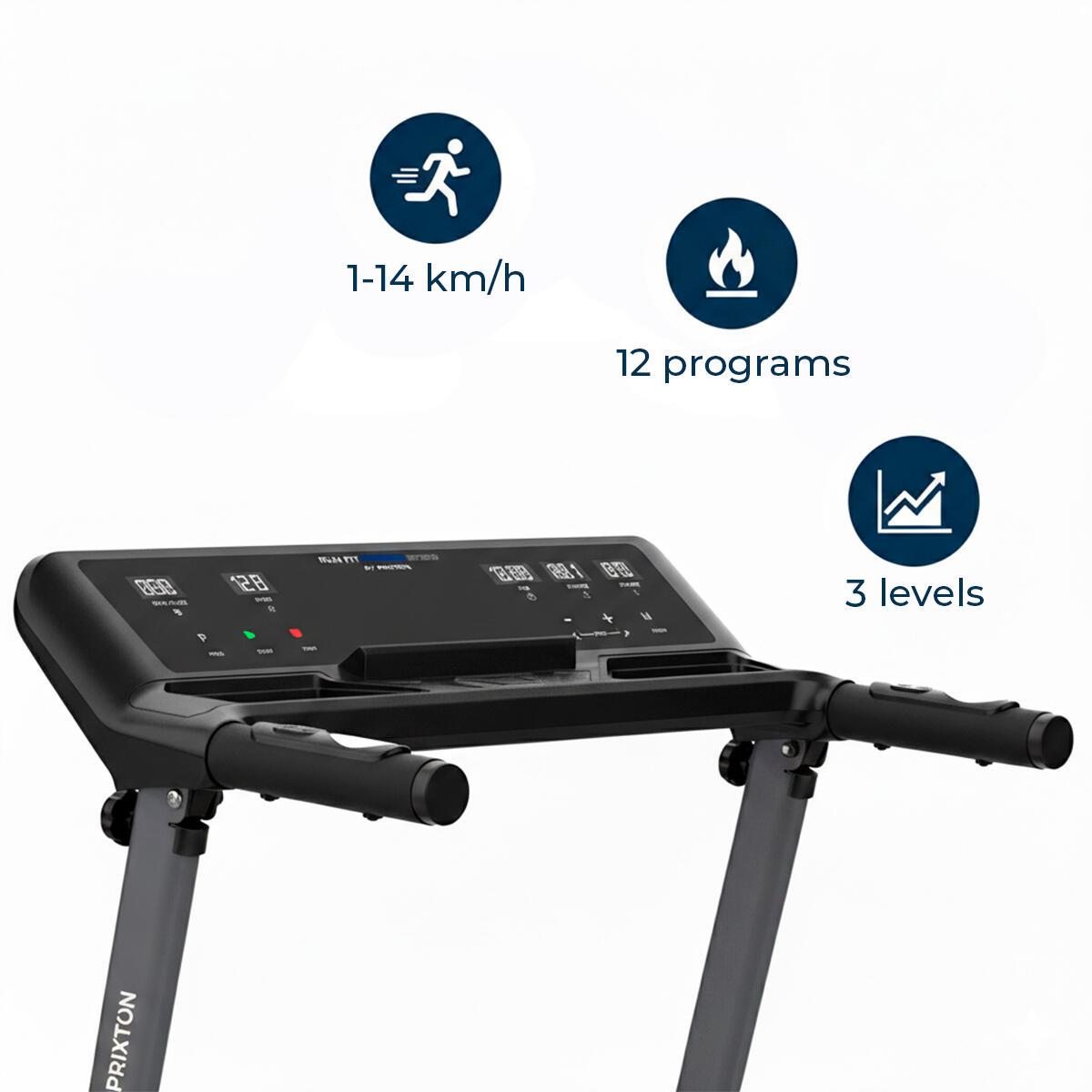 Tapis de course Run Fit Cardio 14 km/h Pliable 3/7