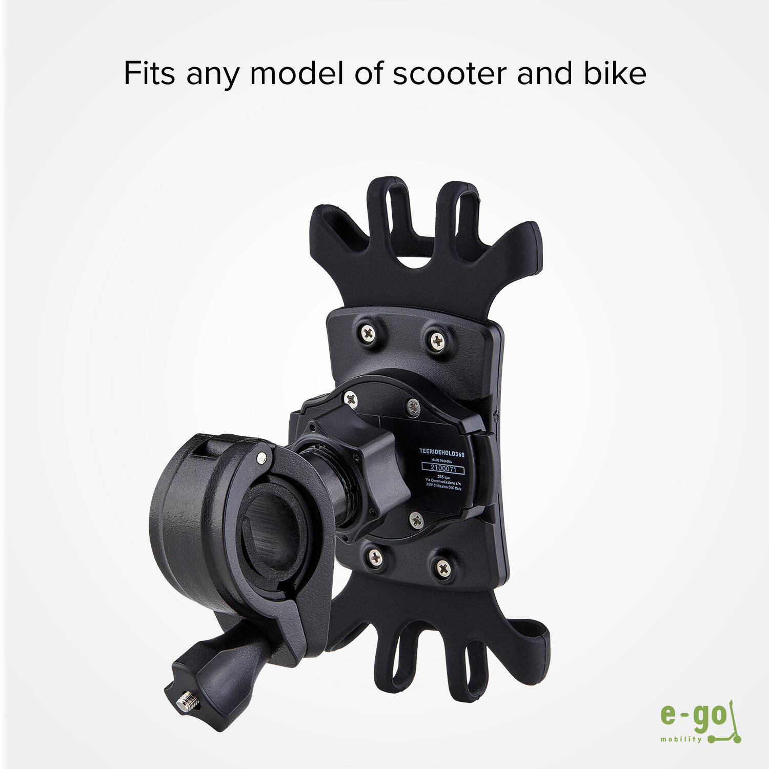 Support de téléphone portable pour vélo et trottinette 360° 3/4