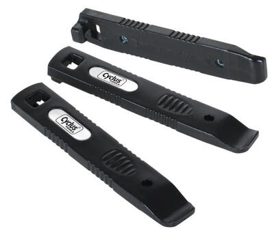 Cycplus Cyclus Pro - 3 leve pneumatici con nucleo metallico nero.