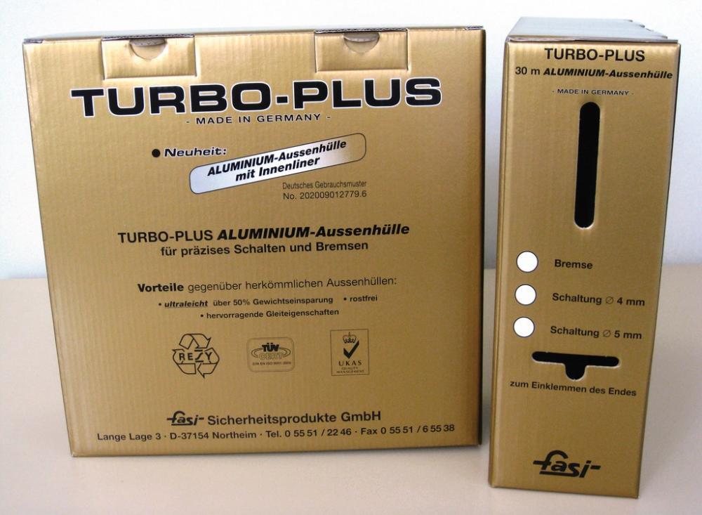 Fasi rembuitenmantel Turbo Plus zwart met binnenvoering 30 m 2/3