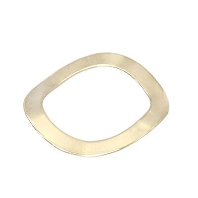 Enduro wave-rondel 24x0.4 zilver