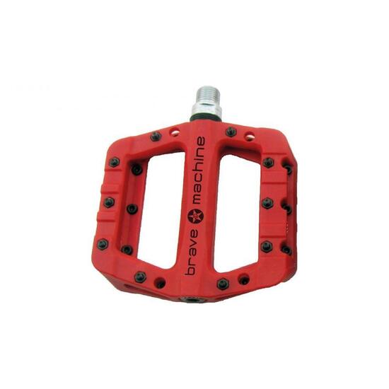 Pedał platformowy BRAVE Dirt Light czerwony