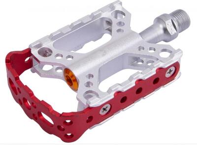 Brave platformpedaal mod. 19 rood