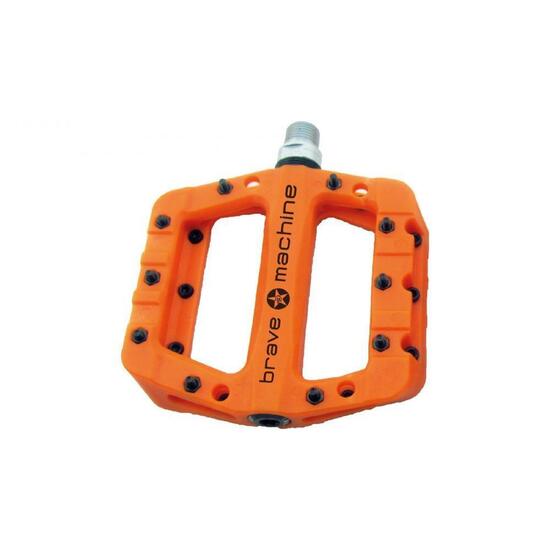 Pedał platformowy BRAVE Dirt Light pomarańczowy