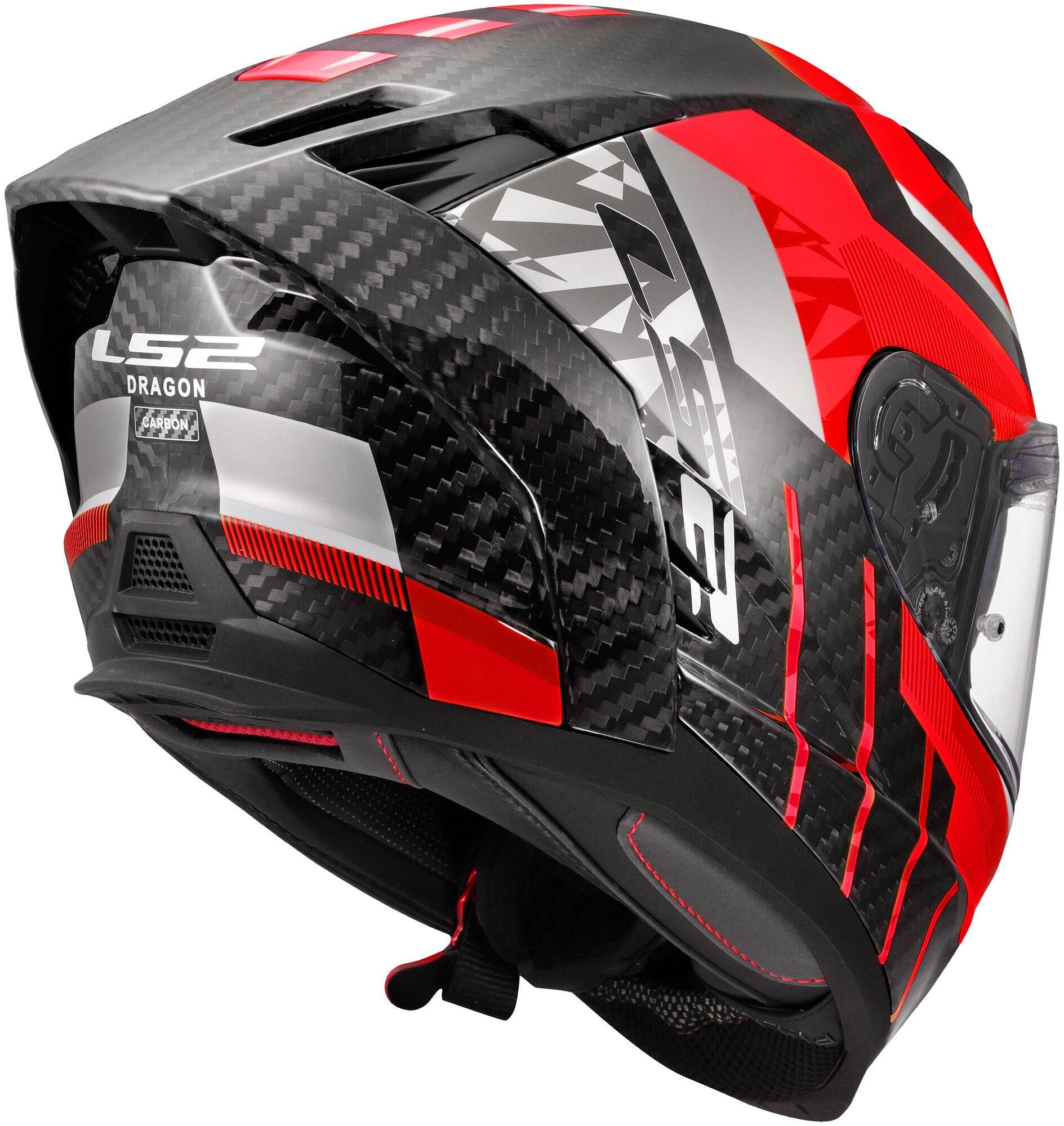 Kask integralny LS2 FF807 Dragon Trax Carbon S 55-56 cm