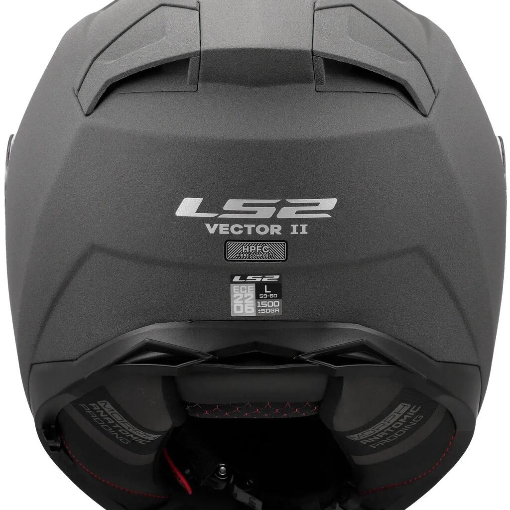 LS2 FF811 Vector II Concrete Full-Face Helmet Matt 3XL 65-66 cm