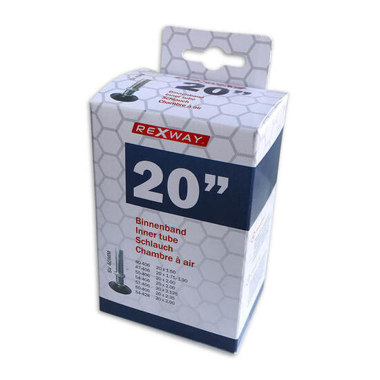 Rexway dętka 20 cali zawór samochodowy 40 mm