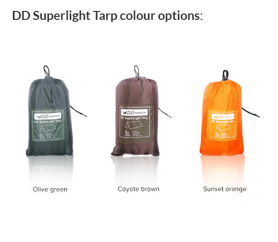 DD Hammocks Superlight Tarp 3 - Coyote Brown 6/6