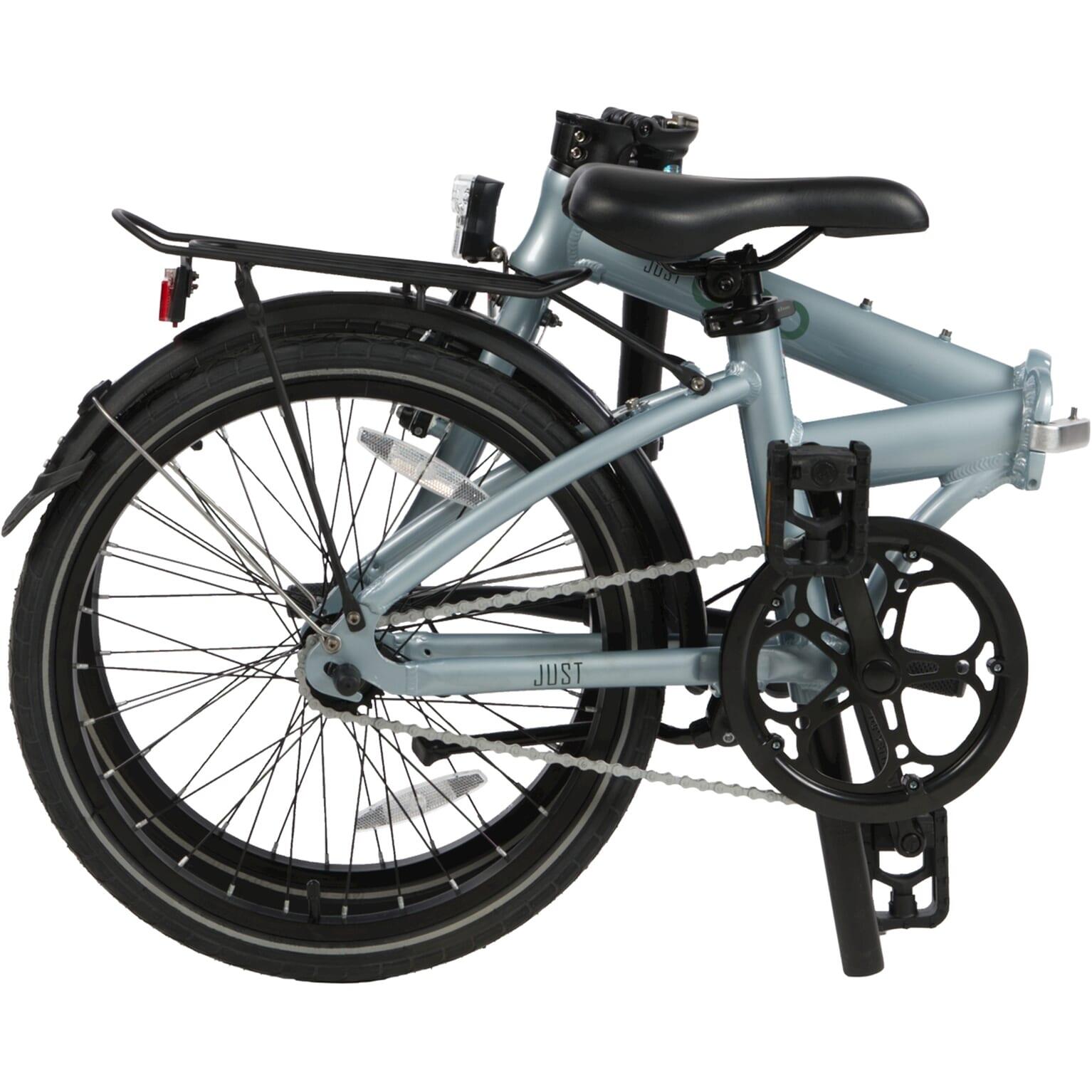 U•GO Just S1 bicicleta plegable 20'' single speed Misty Grey 2/3
