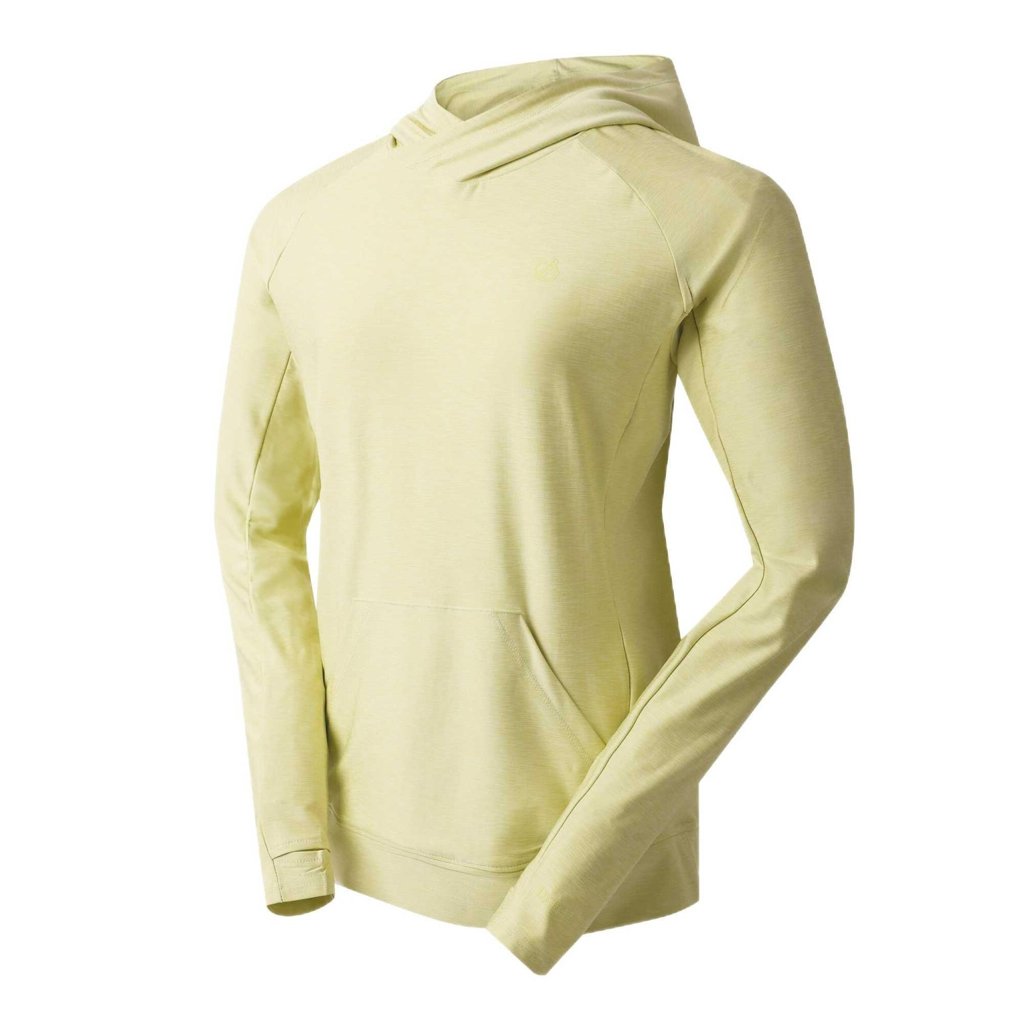 Kapuzenpullover Sprint City besonders leicht Damen Schmetterling Grün meliert 3/5