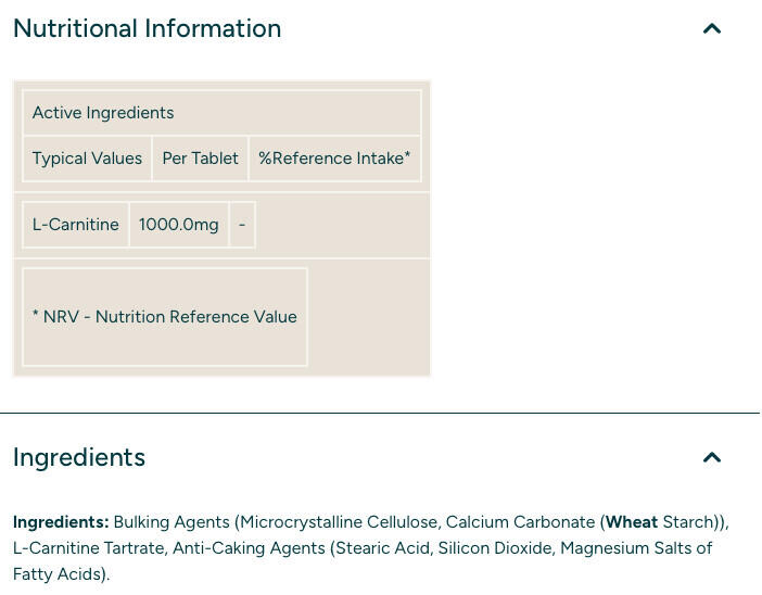 L-Carnitine 3/3