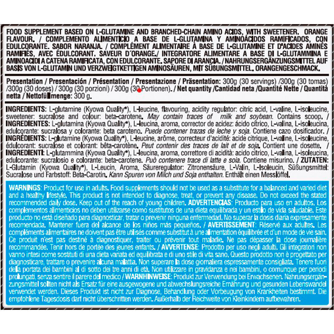 BCAA 8:1:1 + Glutamin - 300 g Orange LifePRO 3/6