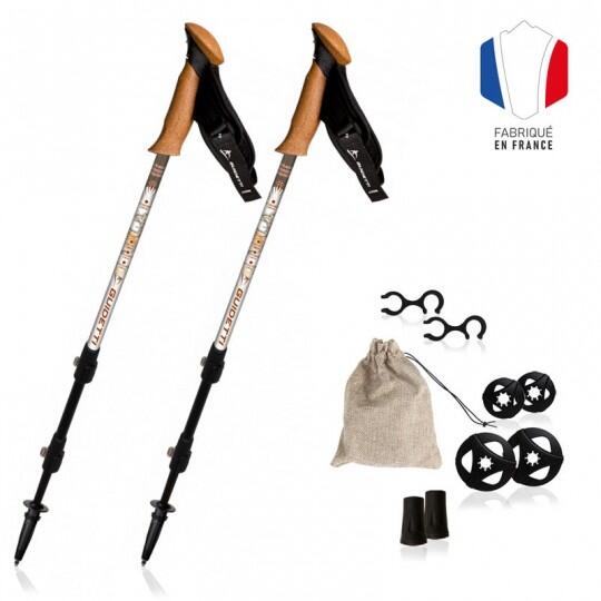 Paires de bâtons de Randonnée Guidetti - Saint Jacques de Compostelle 62-135 cm